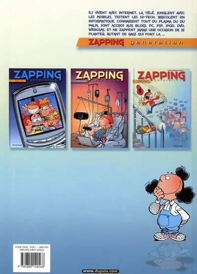 Verso de l'album Zapping generation Tome 3 Trop fort !