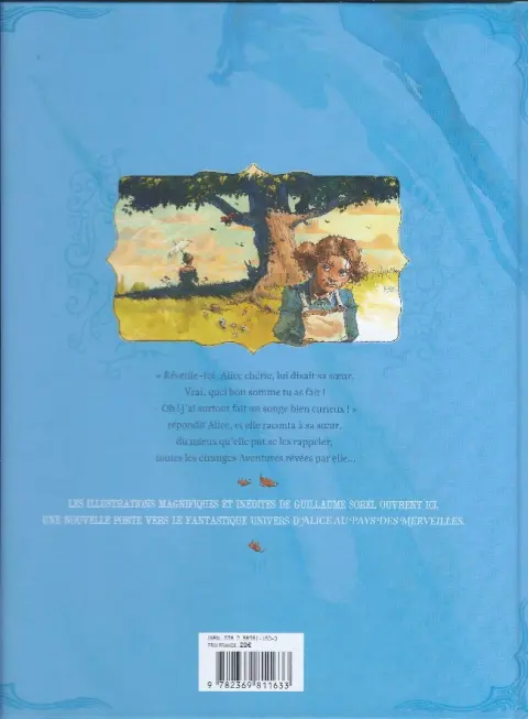 Verso de l'album Alice au pays des merveilles