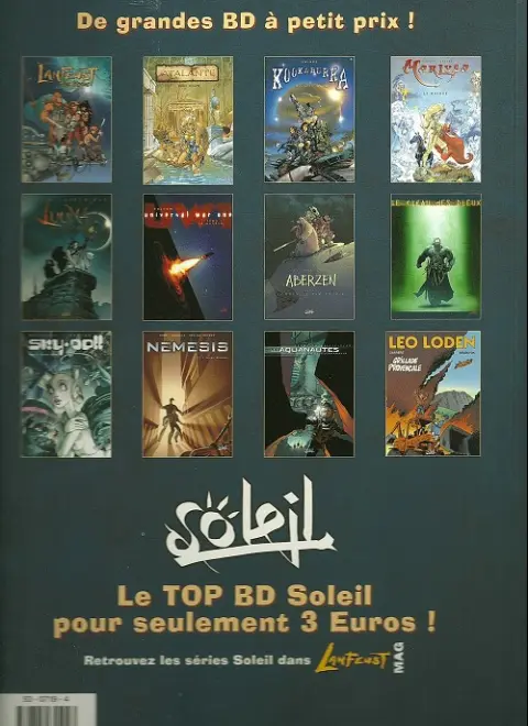 Verso de l'album Atalante - La Légende Tome 1 Le Pacte
