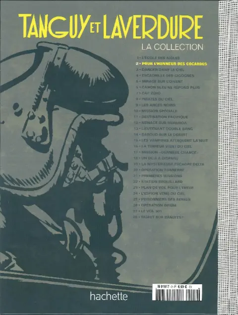 Verso de l'album Tanguy et Laverdure - La Collection Tome 2 Pour l'honneur des cocardes