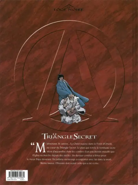 Verso de l'album Le Triangle secret Tome 5 L'infâme mensonge