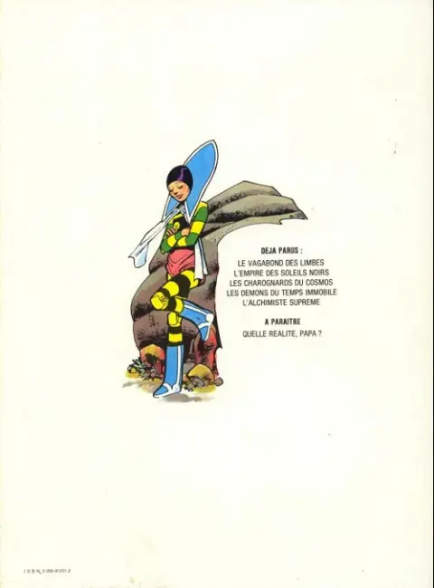 Verso de l'album Le Vagabond des Limbes Tome 4 Les démons du temps immobile