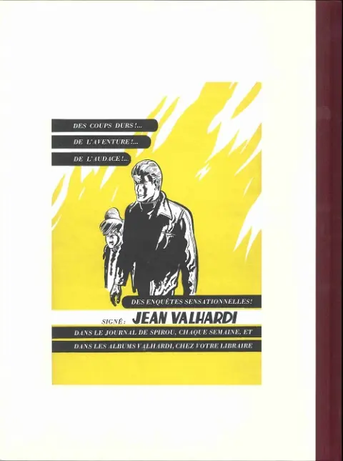 Verso de l'album Valhardi Tome 2 Le gang du diamant