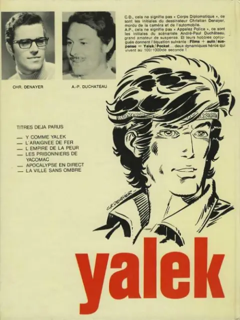 Verso de l'album Yalek Tome 6 La ville sans ombre