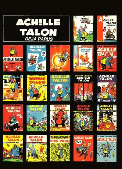 Verso de l'album Achille Talon Tome 23 Achille Talon et la main du serpent