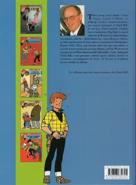 Verso de l'album Chick Bill L'Intégrale 20