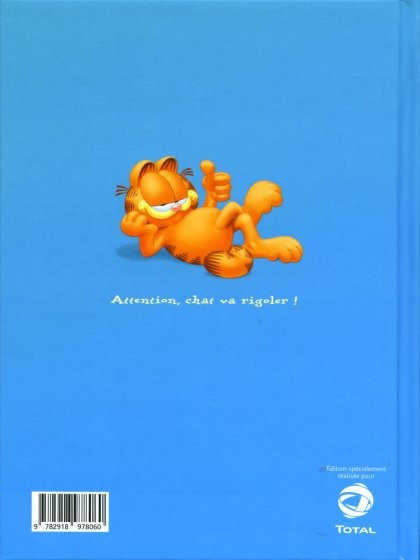Verso de l'album Garfield Sous la pâtée, la plage!