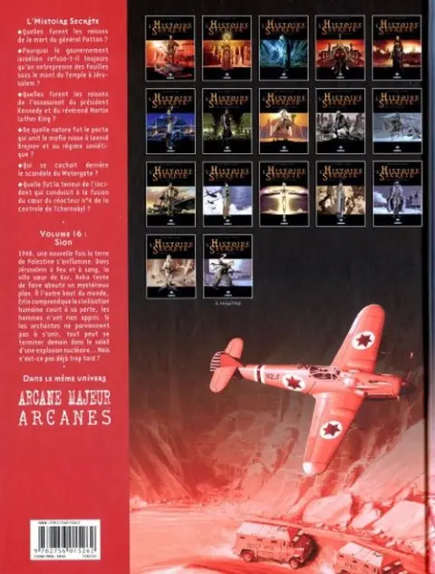 Verso de l'album L'Histoire secrète Volume 16 Sion