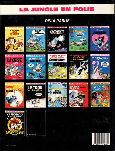 Verso de l'album La Jungle en folie Tome 16 Le fondu enchainé