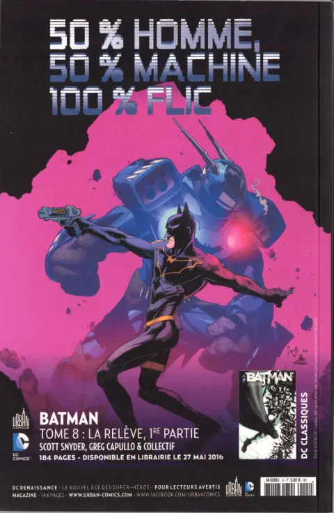 Verso de l'album Justice League Univers Hors-série #1