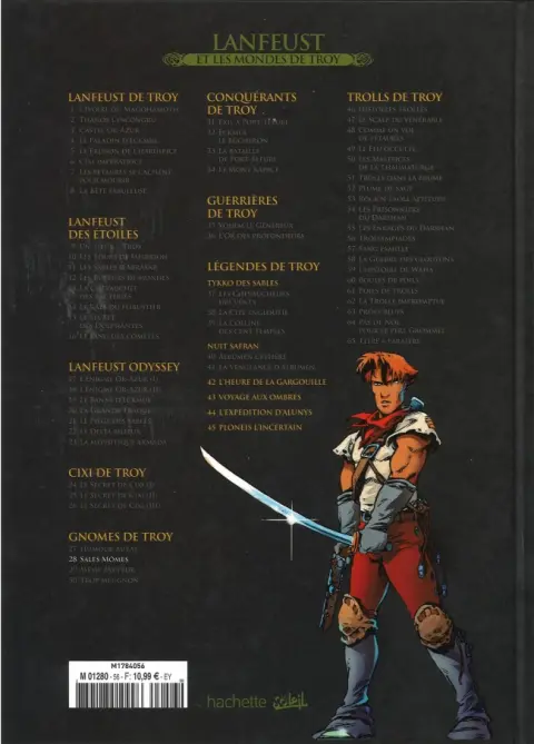 Verso de l'album Lanfeust et les mondes de Troy Tome 28 Gnomes de Troy - Sales Mômes