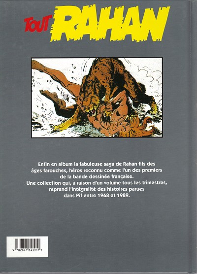 Verso de l'album Tout Rahan Tome 19