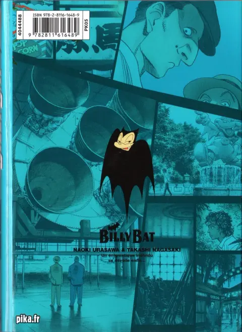 Verso de l'album Billy Bat 13
