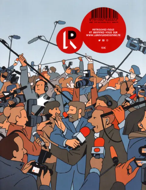 Verso de l'album La Revue dessinée #19