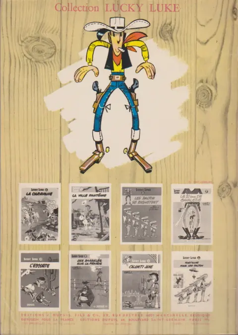 Verso de l'album Lucky Luke Tome 21 Les collines noires