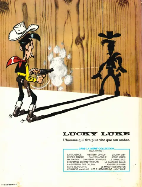 Verso de l'album Lucky Luke Tome 46 Le fil qui chante