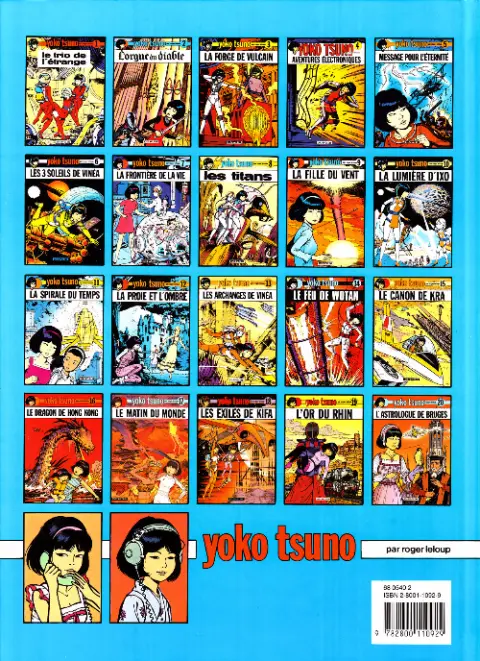 Verso de l'album Yoko Tsuno Tome 15 Le canon de Kra