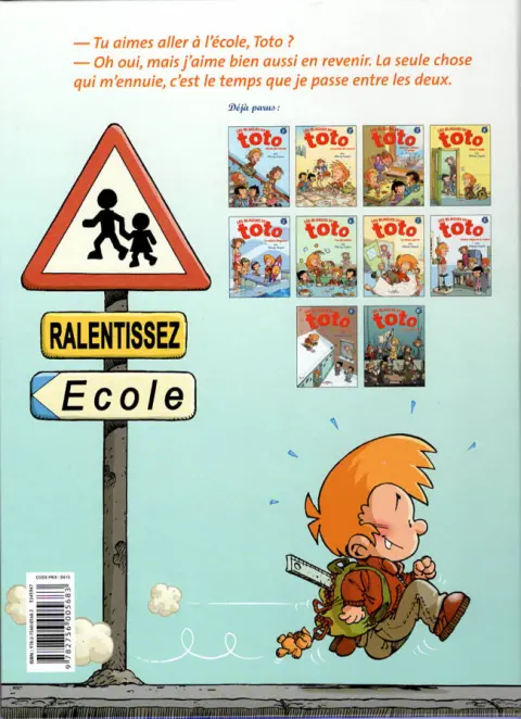Verso de l'album Les Blagues de Toto Tome 5 Le maître blagueur