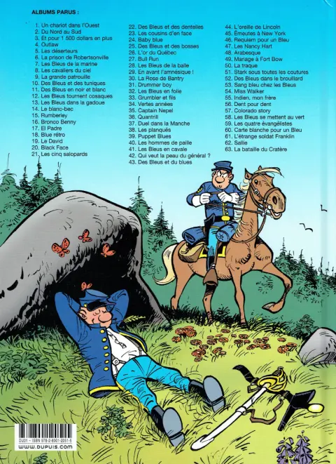Verso de l'album Les Tuniques Bleues Tome 35 Captain Nepel