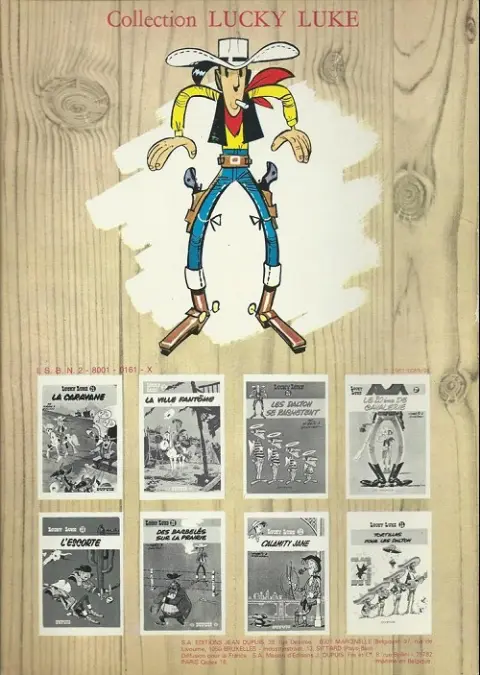 Verso de l'album Lucky Luke Tome 22 Les Dalton dans le blizzard