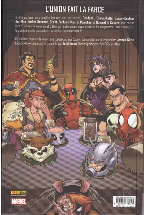 Verso de l'album Deadpool : Trop tôt ? Trop tôt ?