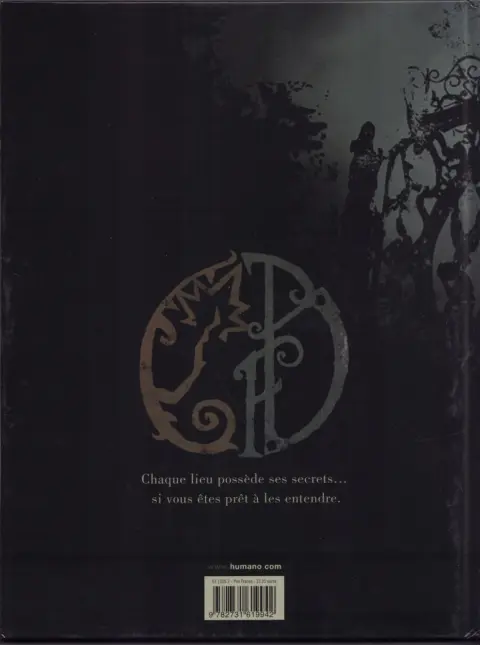 Verso de l'album Le Manoir des murmures Tome 1 Sarah