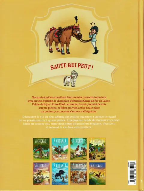 Verso de l'album À Cheval ! Tome 3 Quel toupet !