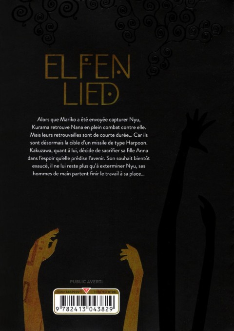 Verso de l'album Elfen Lied 4