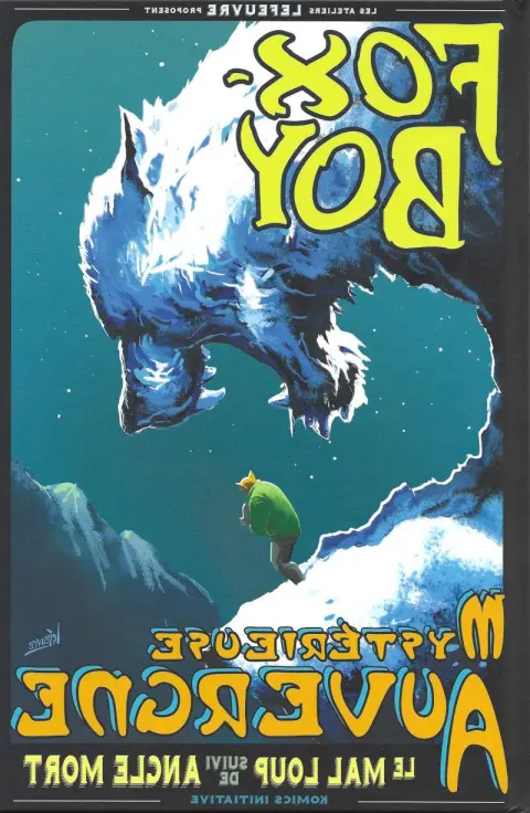 Verso de l'album Fox-Boy Komics Initiative Tome 3 Angle Dérivé
