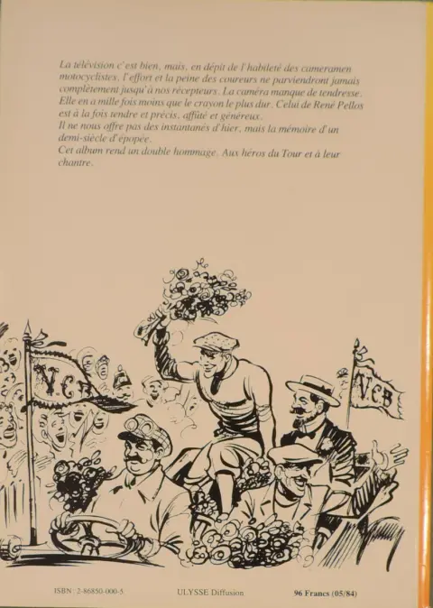 Verso de l'album Les héros du Tour 1903/1953
