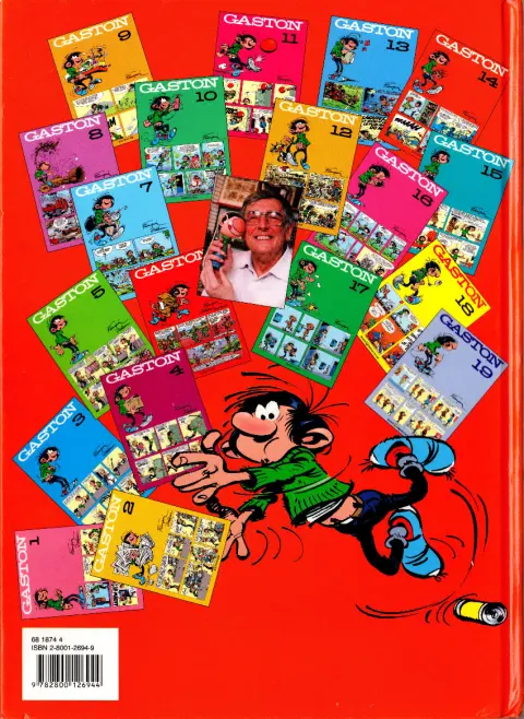 Verso de l'album Gaston Tome 14