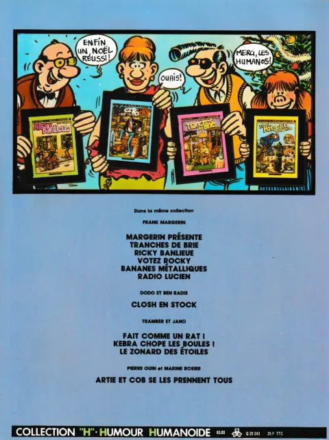 Verso de l'album Bananes métalliques