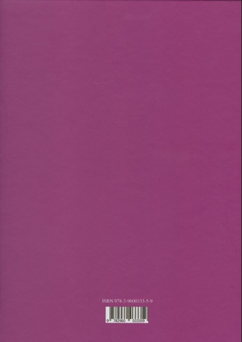 Verso de l'album L'énigme Jacobs 2 Biographie d'un visionnaire - 1904 - 1987