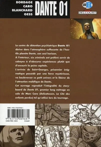 Verso de l'album Dante 01