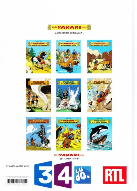 Verso de l'album Yakari Tome 16 Le Premier Galop