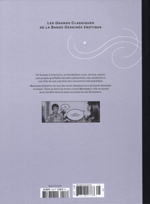 Verso de l'album Les Grands Classiques de la Bande Dessinée Érotique - La Collection Tome 128 Giovanna ! Ah ! - tome 3