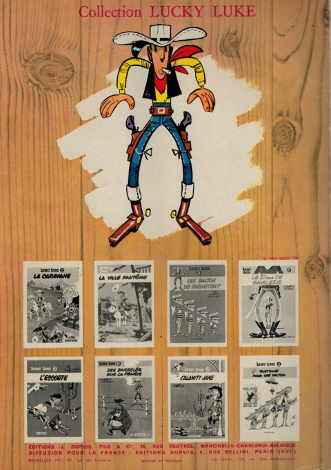 Verso de l'album Lucky Luke Tome 2 Rodéo