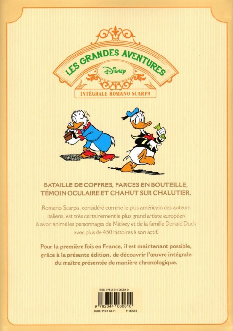 Verso de l'album Les Grandes aventures Disney Tome 14 1966 : Oncle Picsou et la mine de laine ! et autres histoires