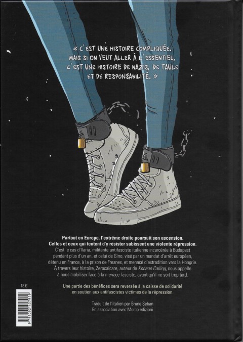 Verso de l'album La nuit sera longue