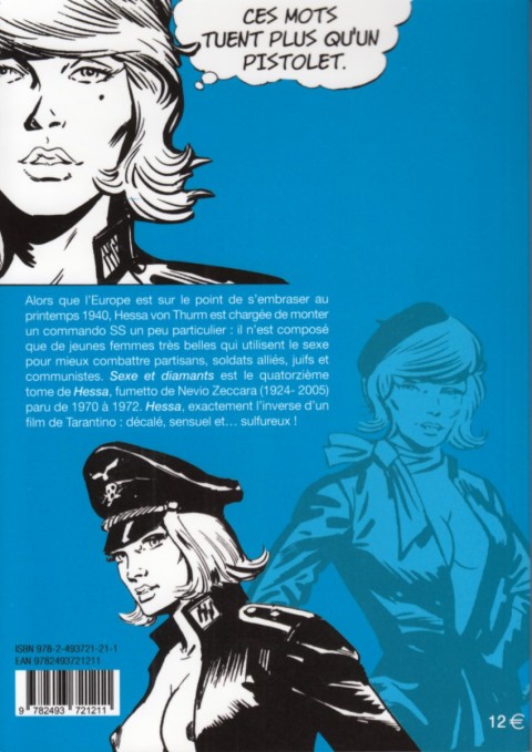 Verso de l'album Hessa Tome 14 Sexe et diamants
