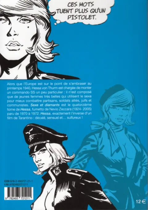 Verso de l'album Hessa Tome 14 Sexe et diamants