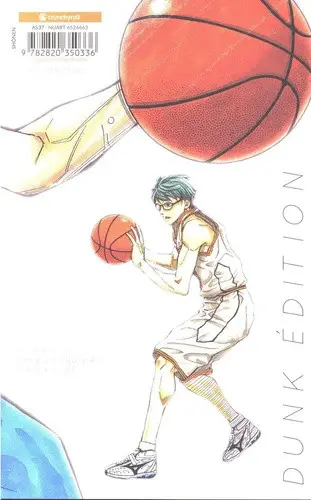 Verso de l'album Kuroko's Basket 03