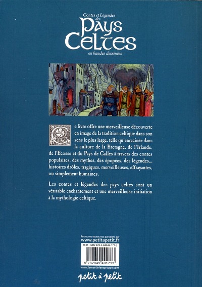 Verso de l'album Contes et Légendes Contes et légendes des pays celtes en bandes dessinées