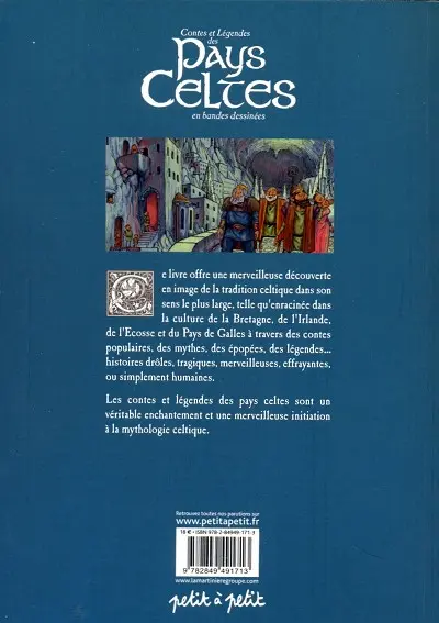 Verso de l'album Contes et Légendes Contes et légendes des pays celtes en bandes dessinées