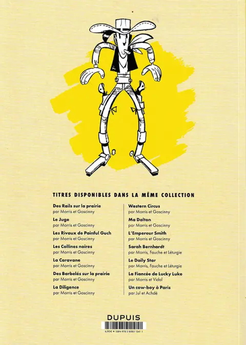 Verso de l'album Lucky Luke Tome 13 Le juge