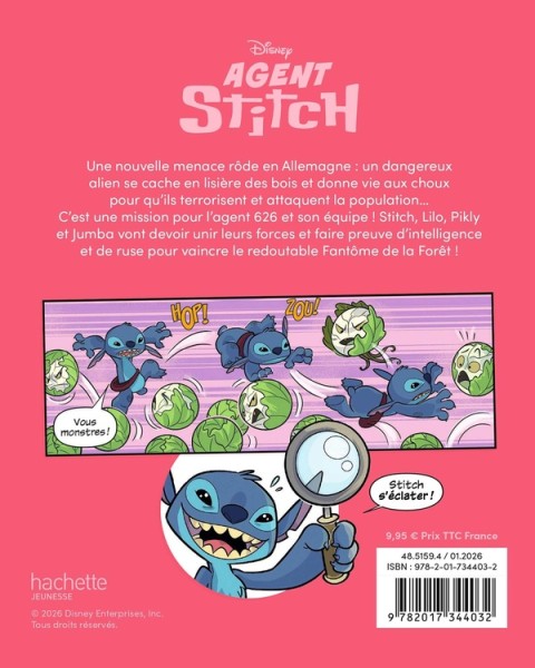 Verso de l'album Agent Stitch 2 Un duo de choc