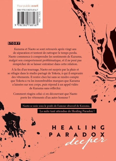 Verso de l'album Healing paradox deeper 2