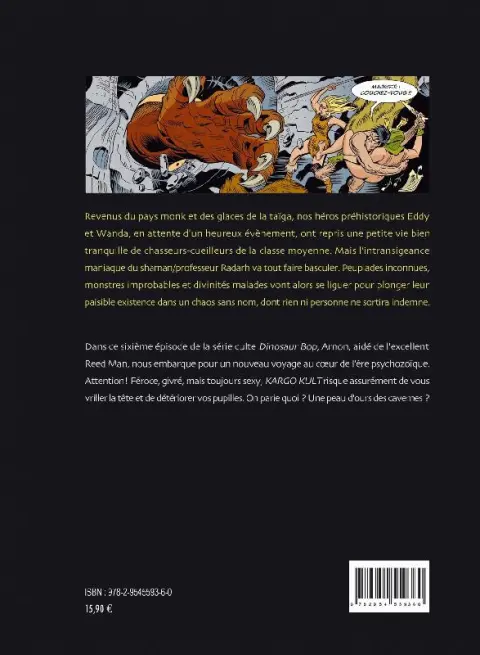 Verso de l'album Dinosaur Bop Tome 6 Kargo Kult