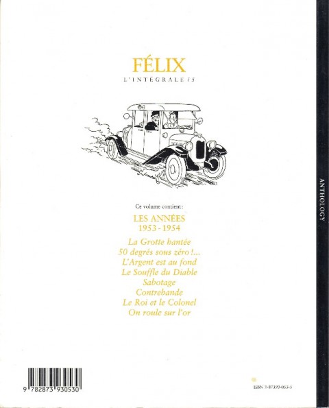 Verso de l'album Félix L'Intégrale / 5