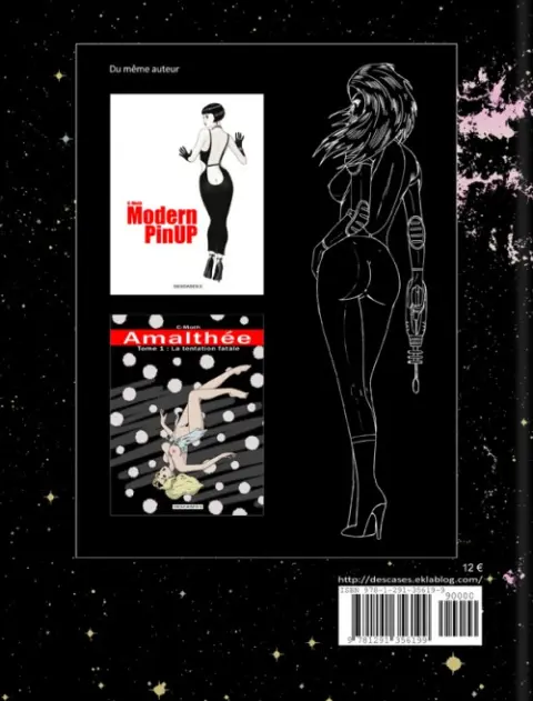 Verso de l'album PinUP Tome 2 Cosmos PinUP